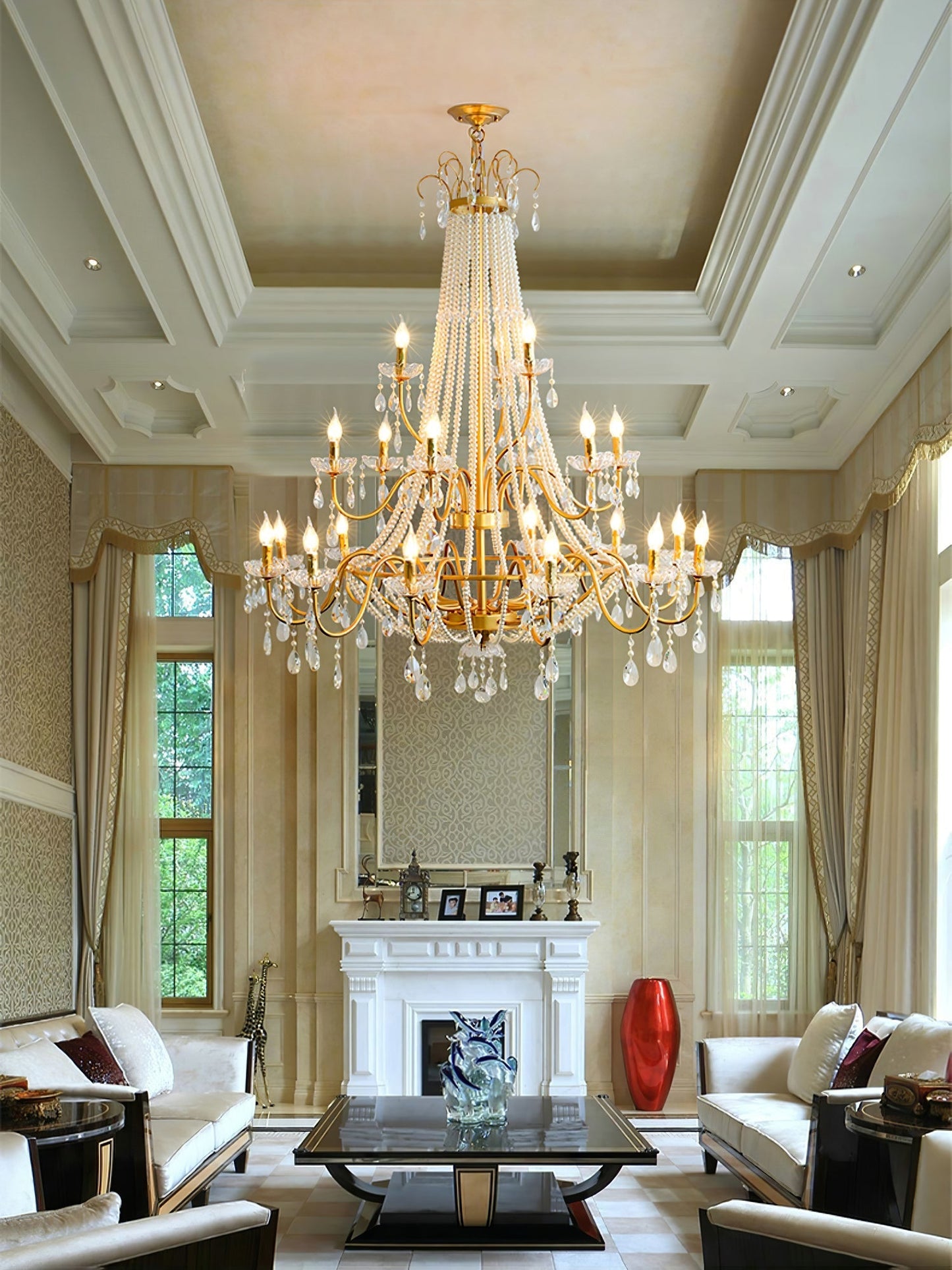 Arcadia Gold Chandelier Chandelier