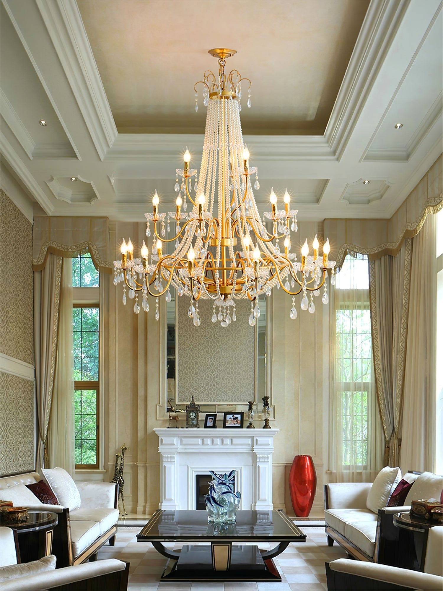 Arcadia Gold Chandelier Chandelier