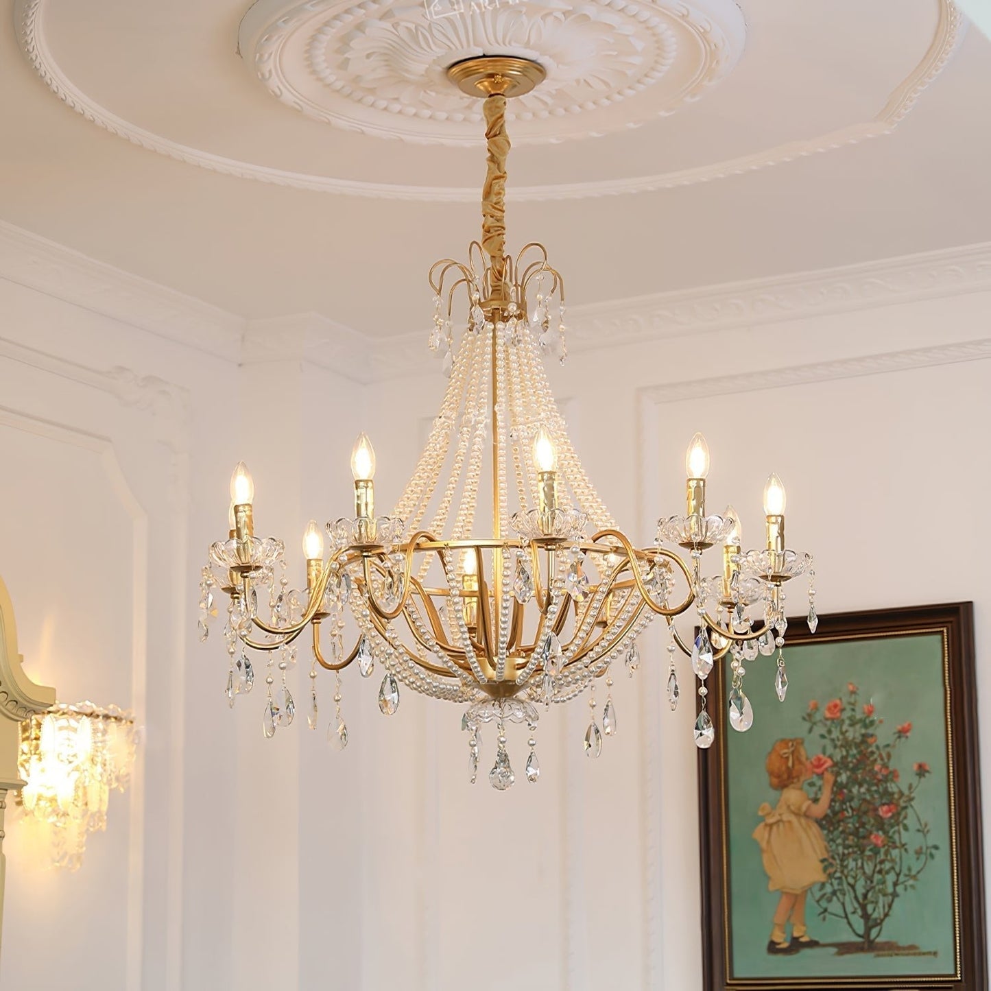 Arcadia Gold Chandelier Chandelier
