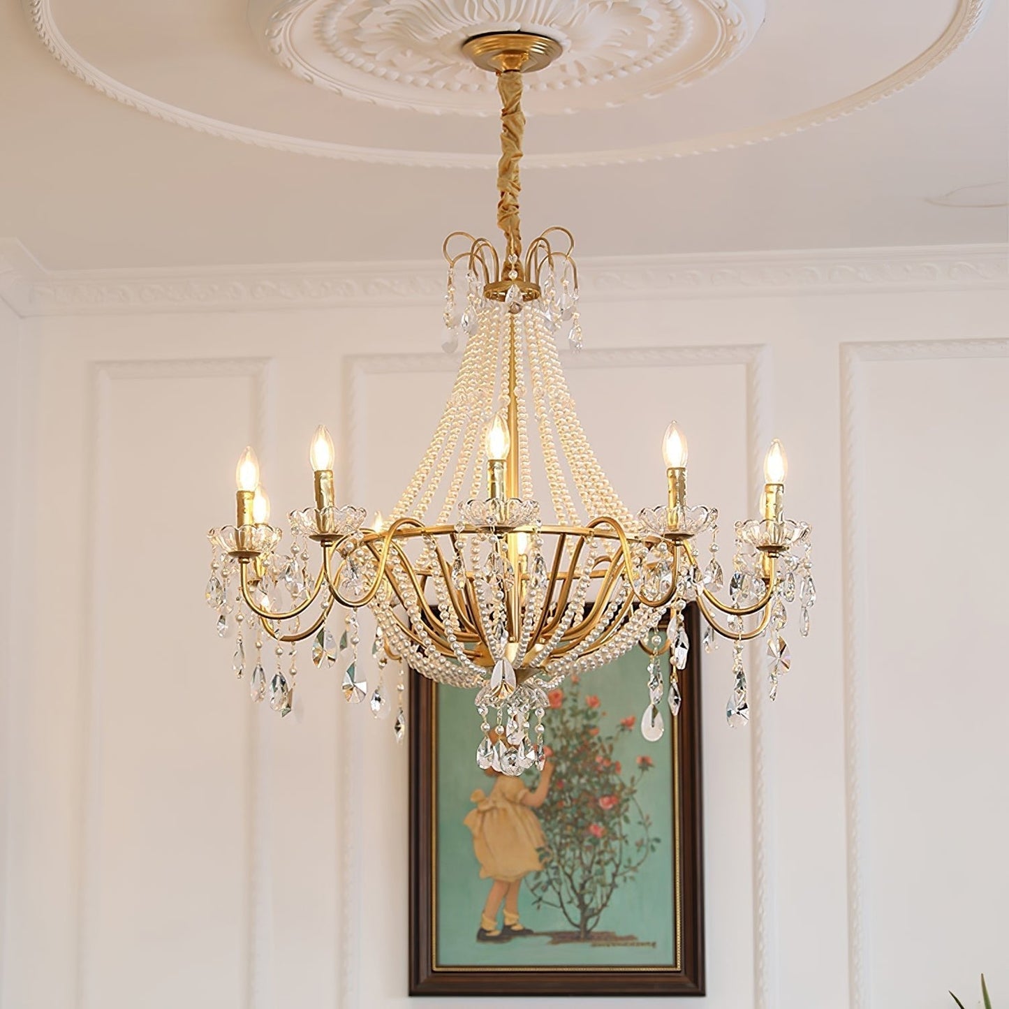 Arcadia Gold Chandelier Chandelier