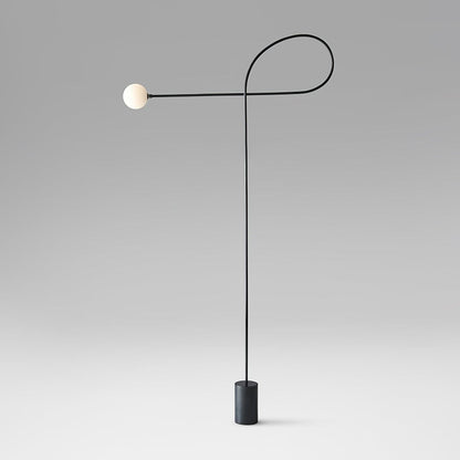 Arcane Orb Floor Lamp Dia 39.4″ x H 59.1″ / Dia 100cm x H 150cm / Black & White / US Plug Floor lamp