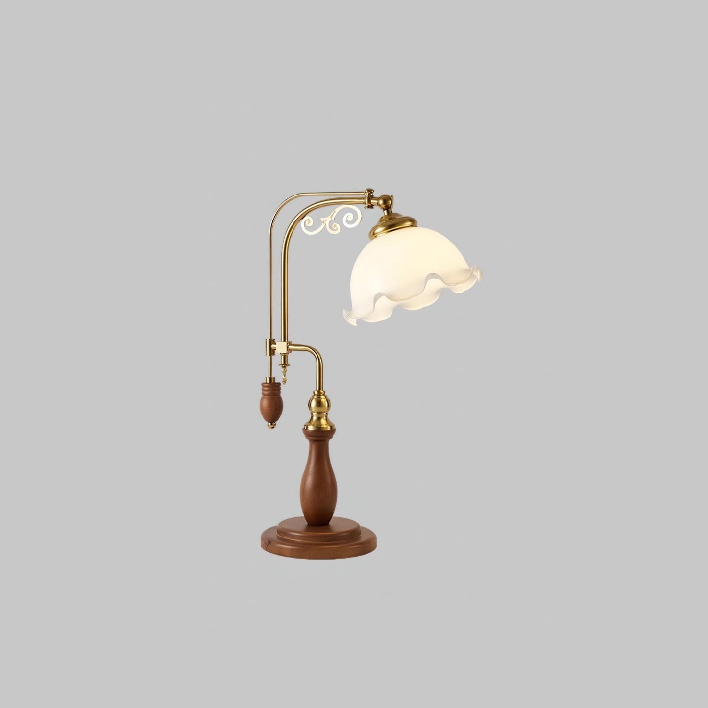 Arch Curves Table Lamp Dia 11.8″ x H 22″ / Milky White / US Plug Table lamp