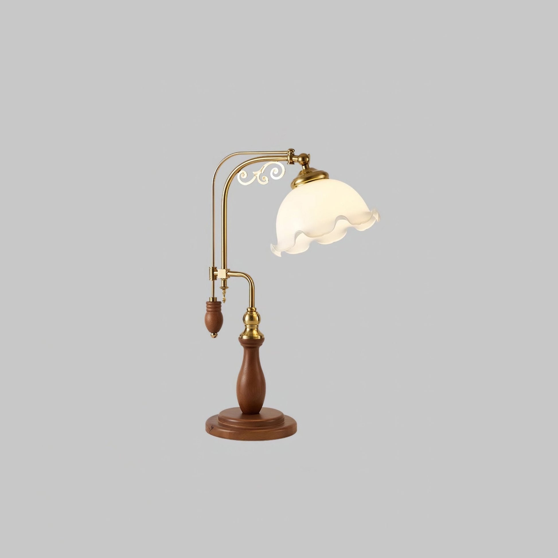 Arch Curves Table Lamp Dia 11.8″ x H 22″ / Milky White / US Plug Table lamp