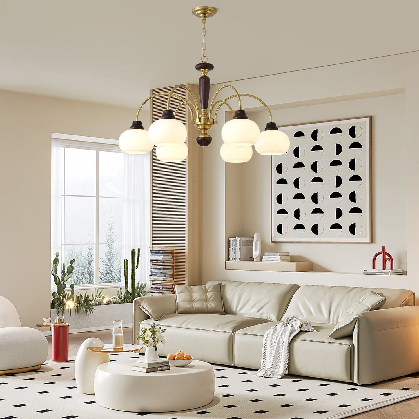 Arched Globe Chandelier Chandelier