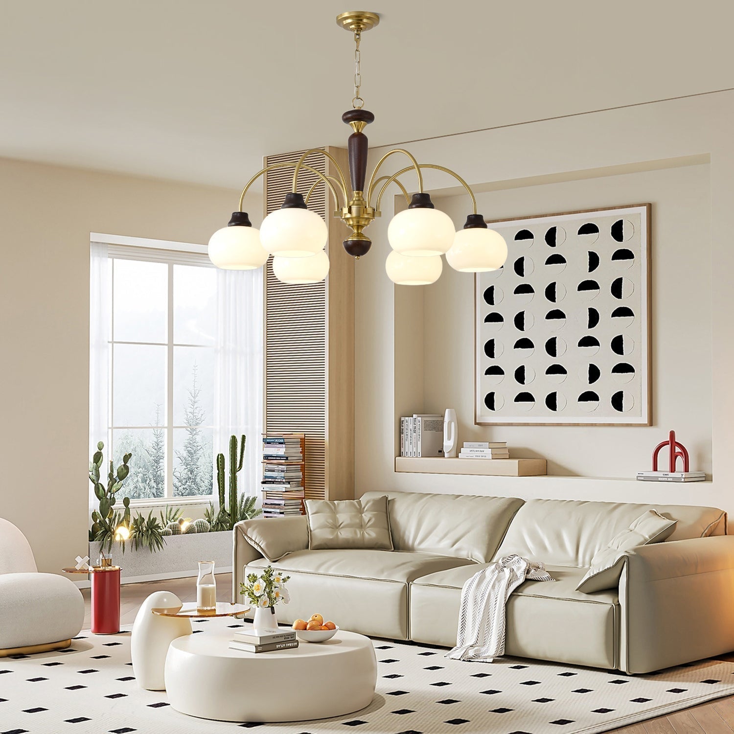 Arched Globe Chandelier Chandelier