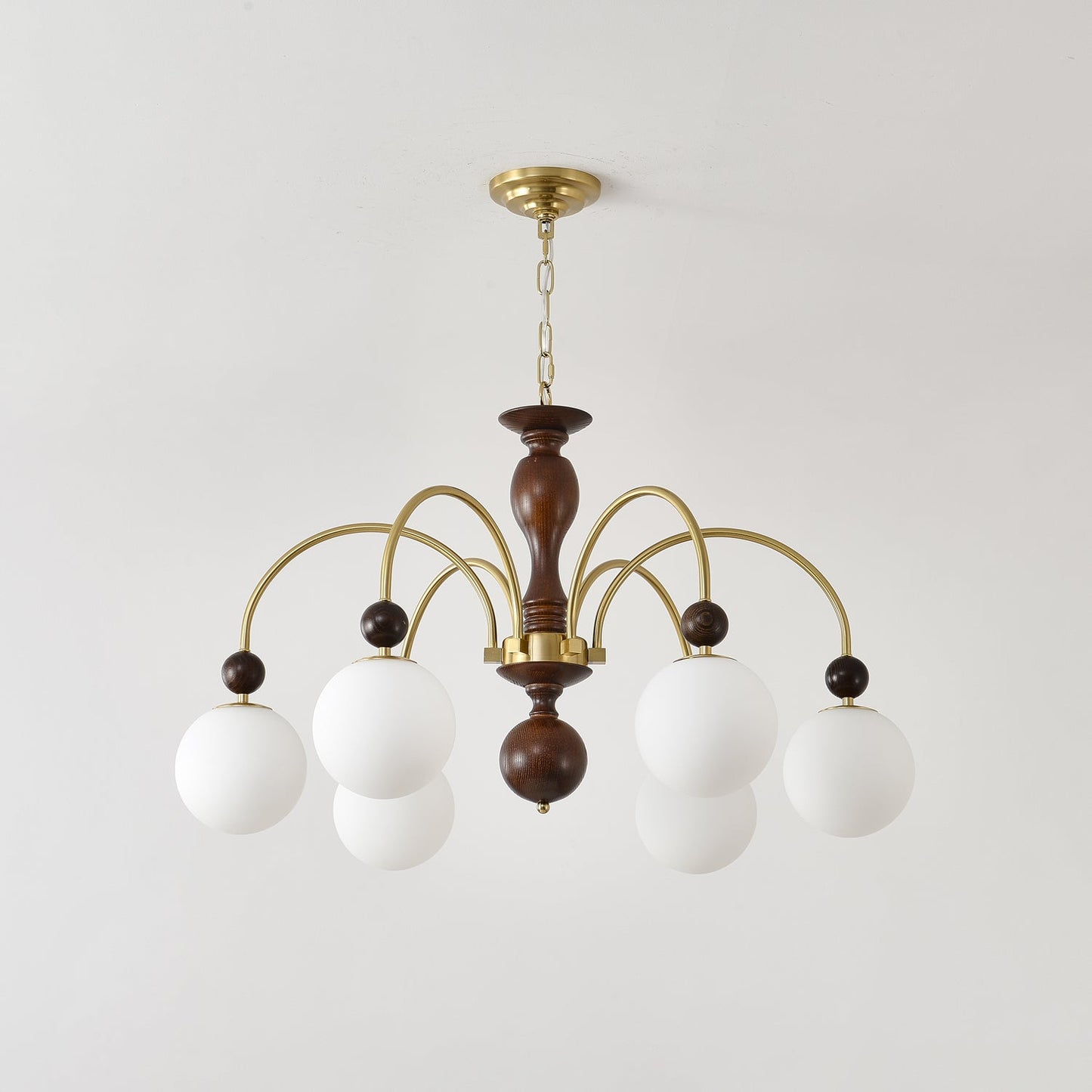 Archway Walnut Color Chandelier Chandelier
