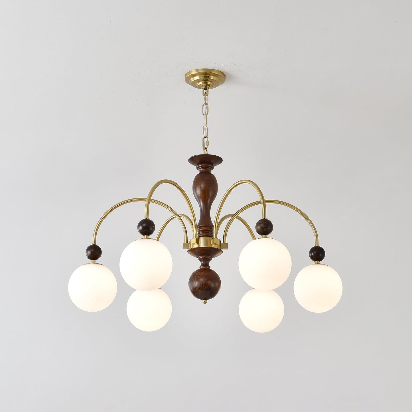 Archway Walnut Color Chandelier Chandelier