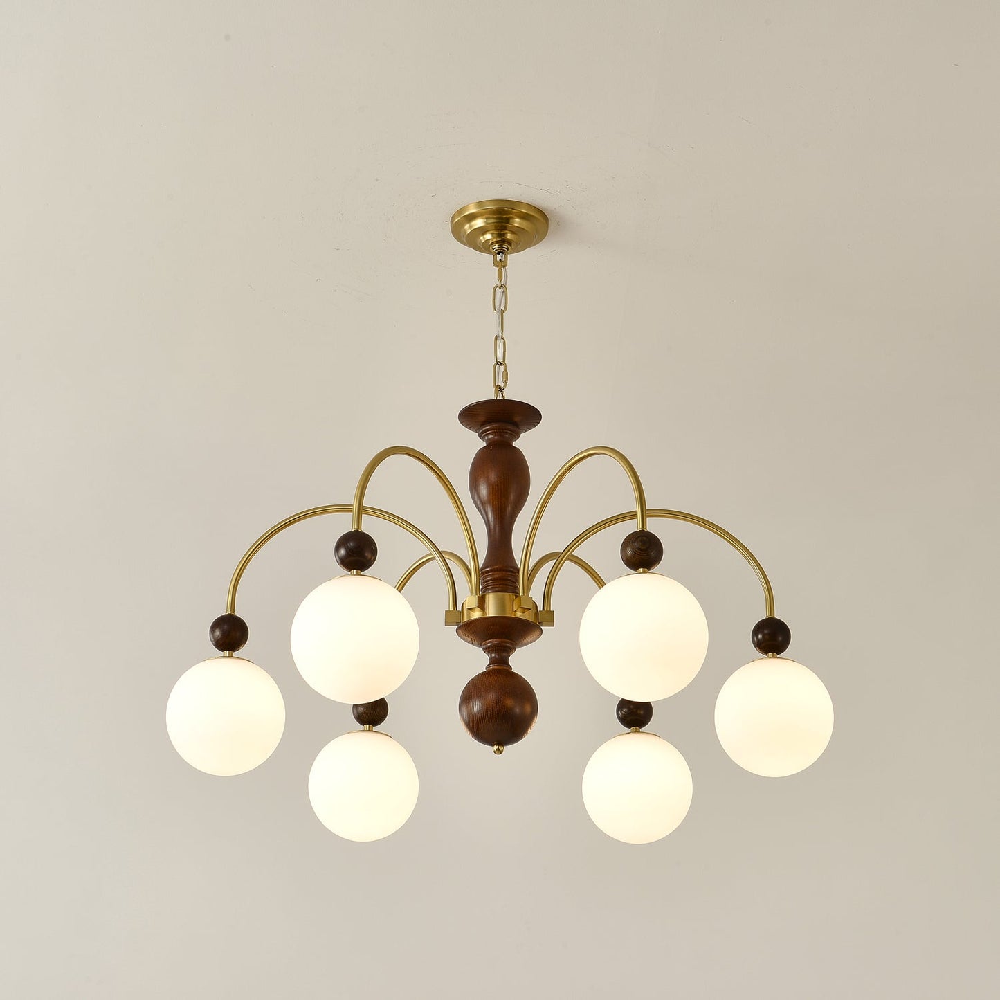 Archway Walnut Color Chandelier Chandelier