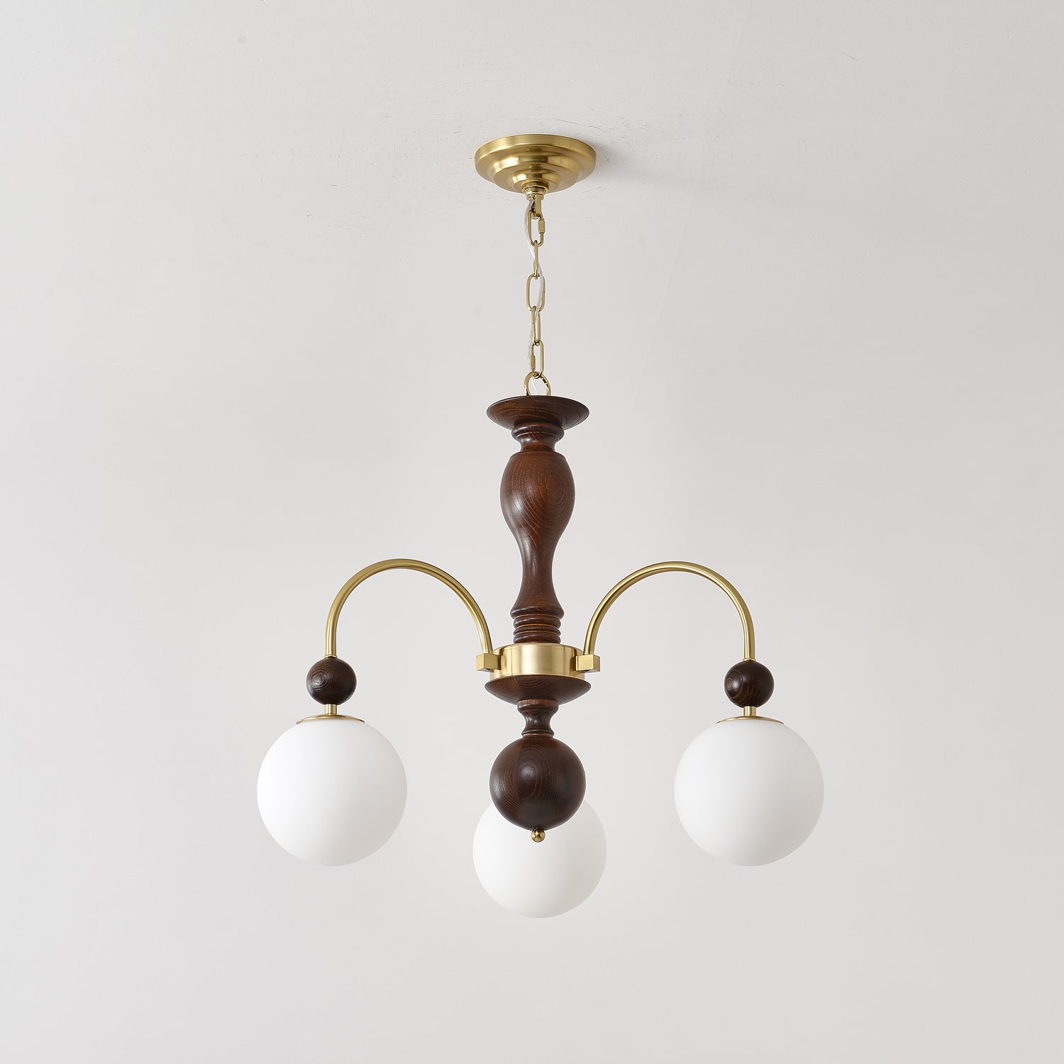 Archway Walnut Color Chandelier Chandelier