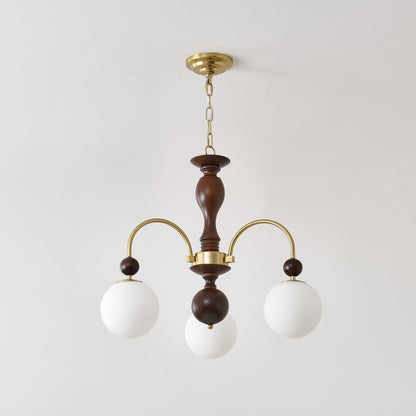 Archway Walnut Color Chandelier Chandelier