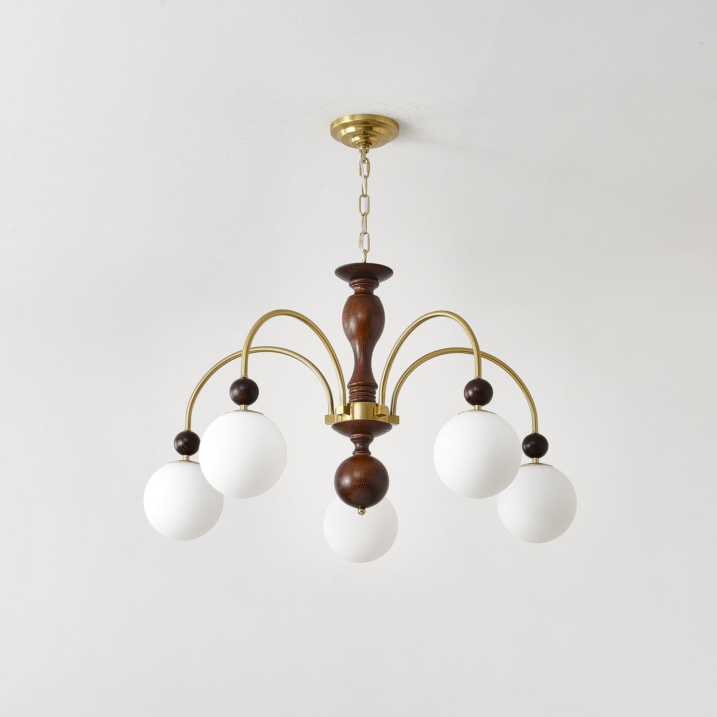 Archway Walnut Color Chandelier Chandelier