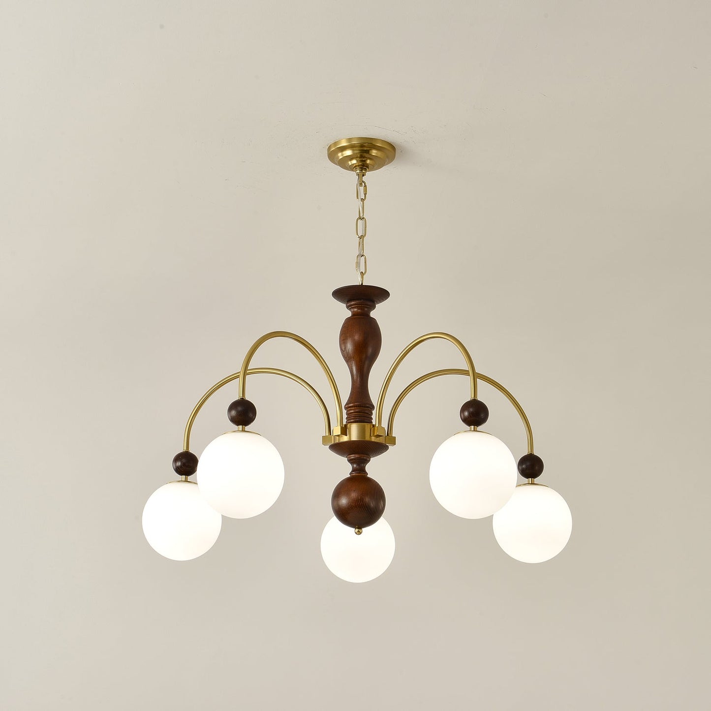 Archway Walnut Color Chandelier Chandelier