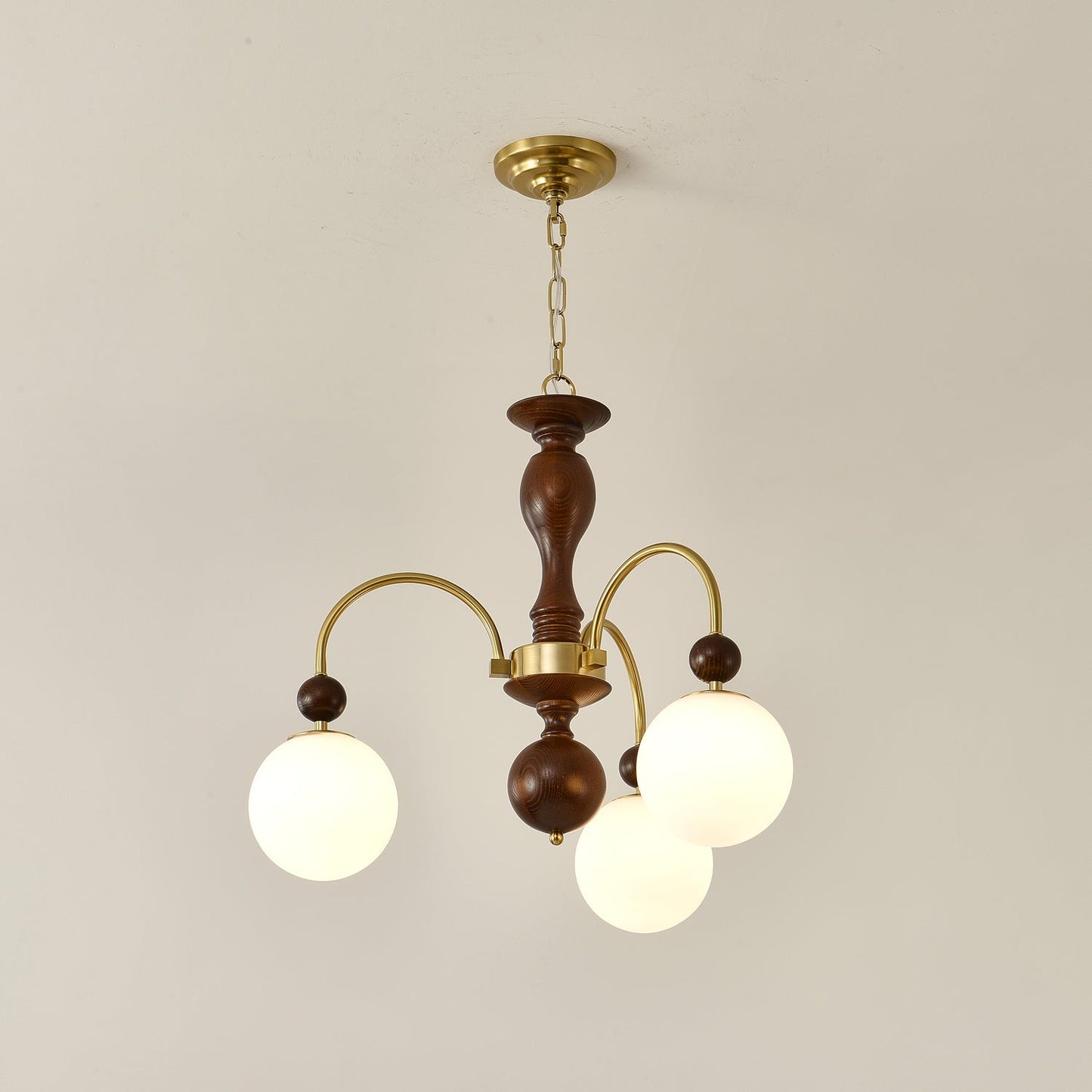 Archway Walnut Color Chandelier Chandelier