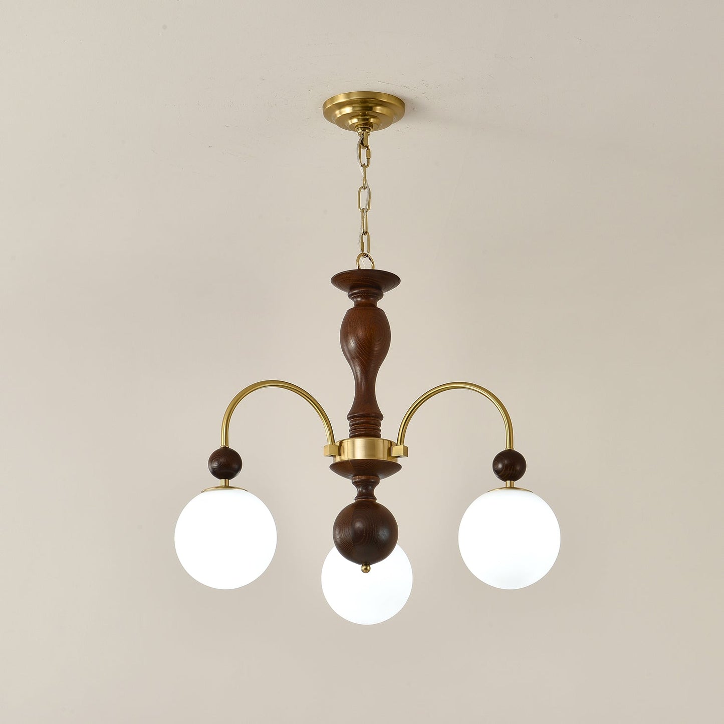 Archway Walnut Color Chandelier Chandelier