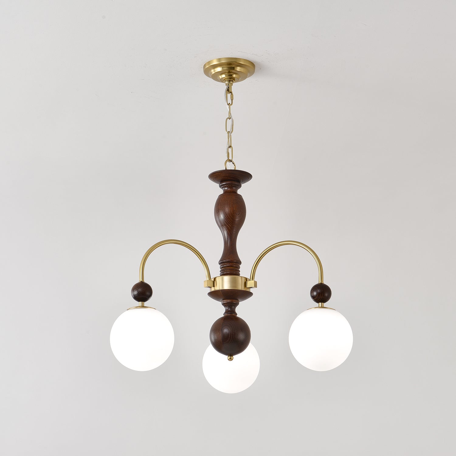 Archway Walnut Color Chandelier Chandelier