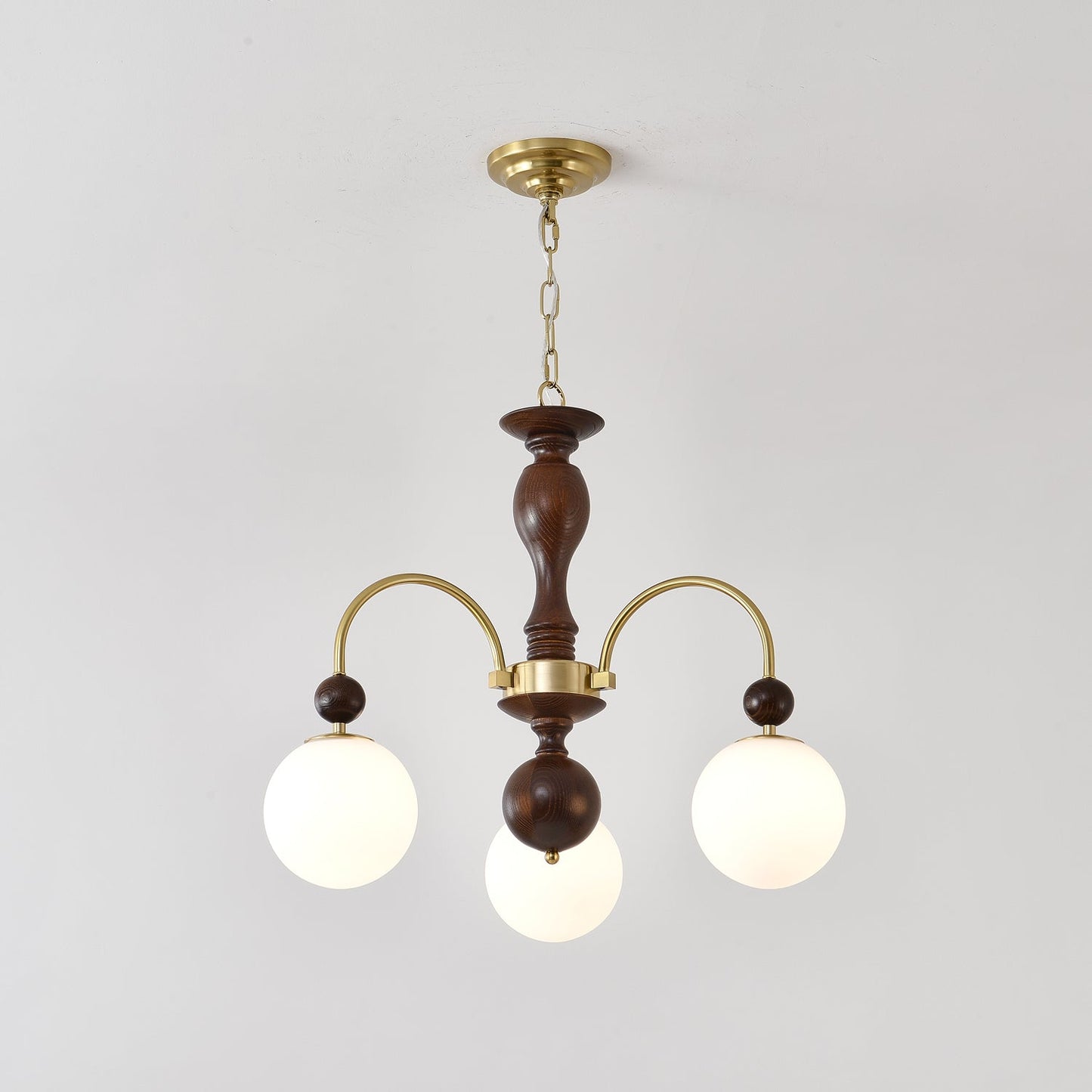 Archway Walnut Color Chandelier Chandelier