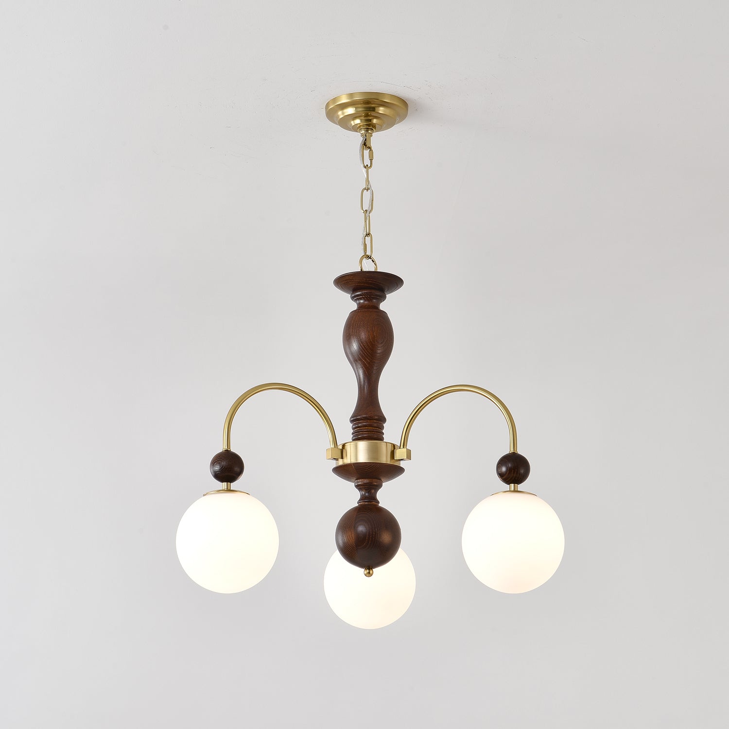 Archway Walnut Color Chandelier Chandelier