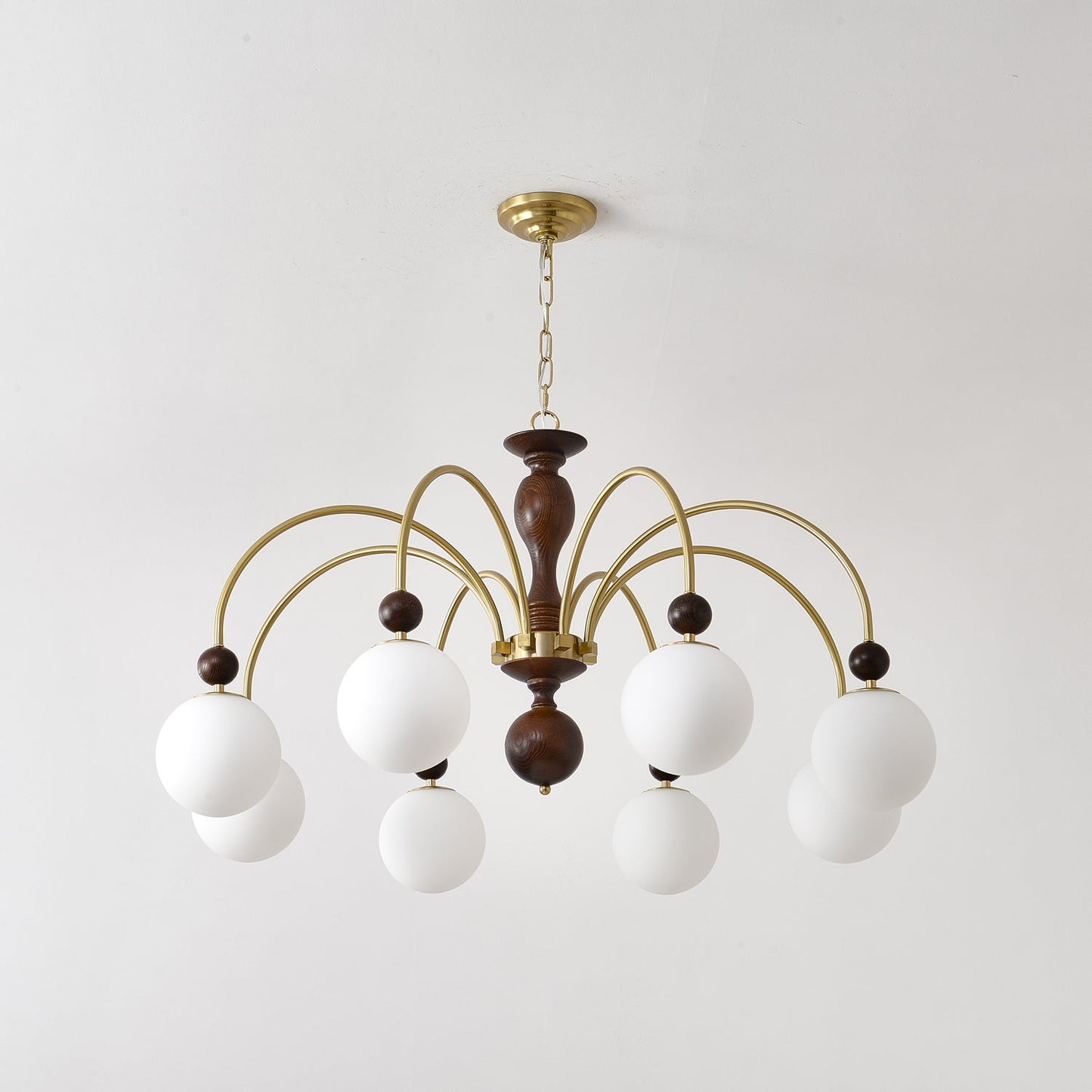 Archway Walnut Color Chandelier Chandelier