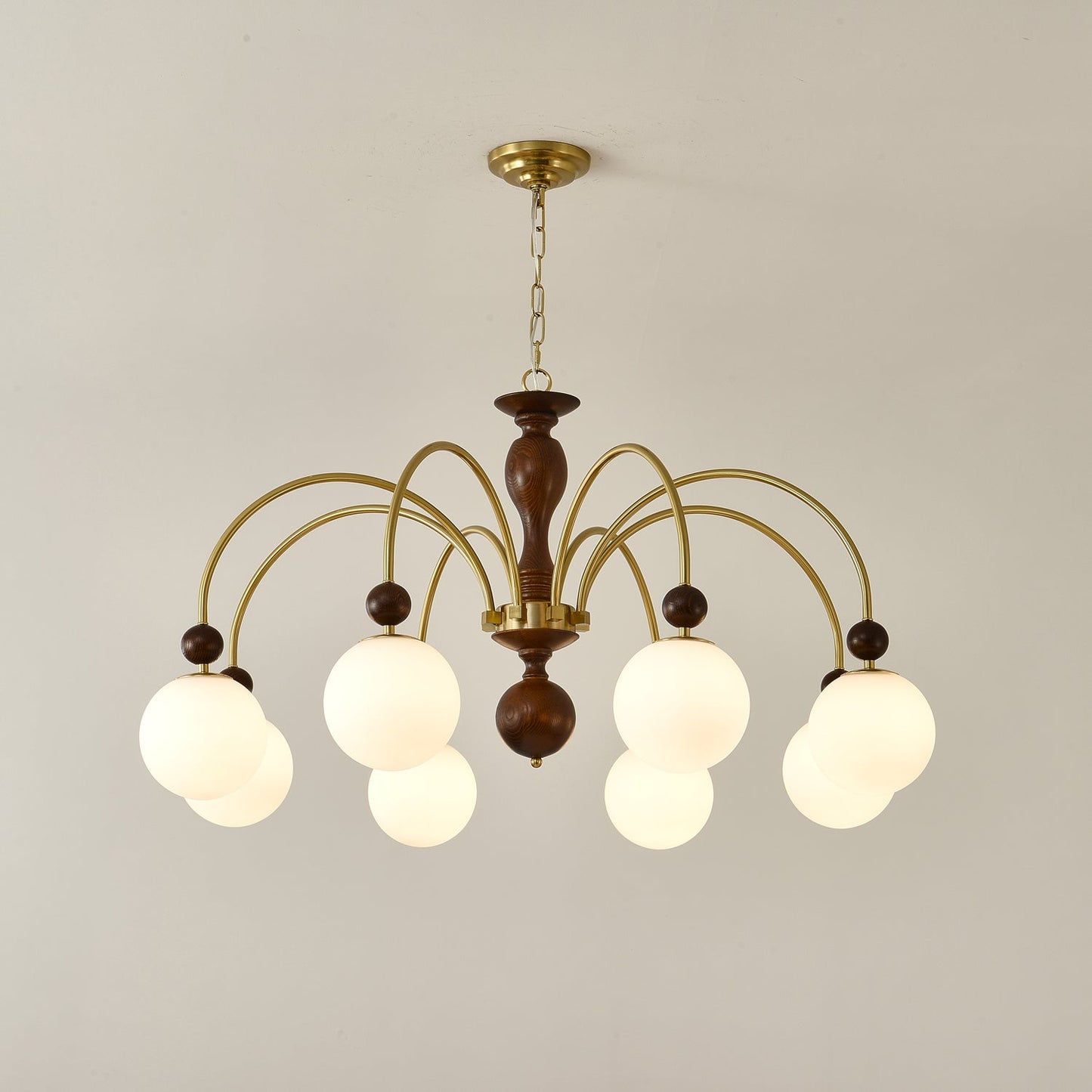 Archway Walnut Color Chandelier Chandelier