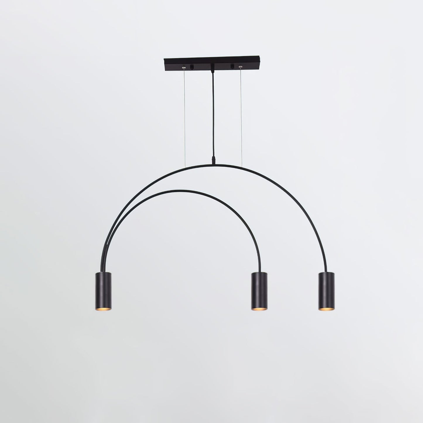 Arcs Pendant Light 3heads L 34.3″ x H 20.5″ / Arch L 87cm x H 52cm / Black Pendant light