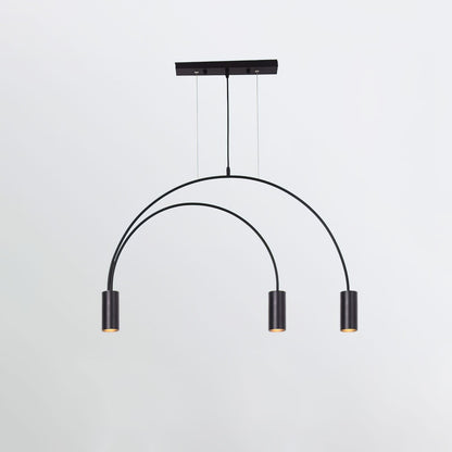 Arcs Pendant Light 3heads L 34.3″ x H 20.5″ / Arch L 87cm x H 52cm / Black Pendant light