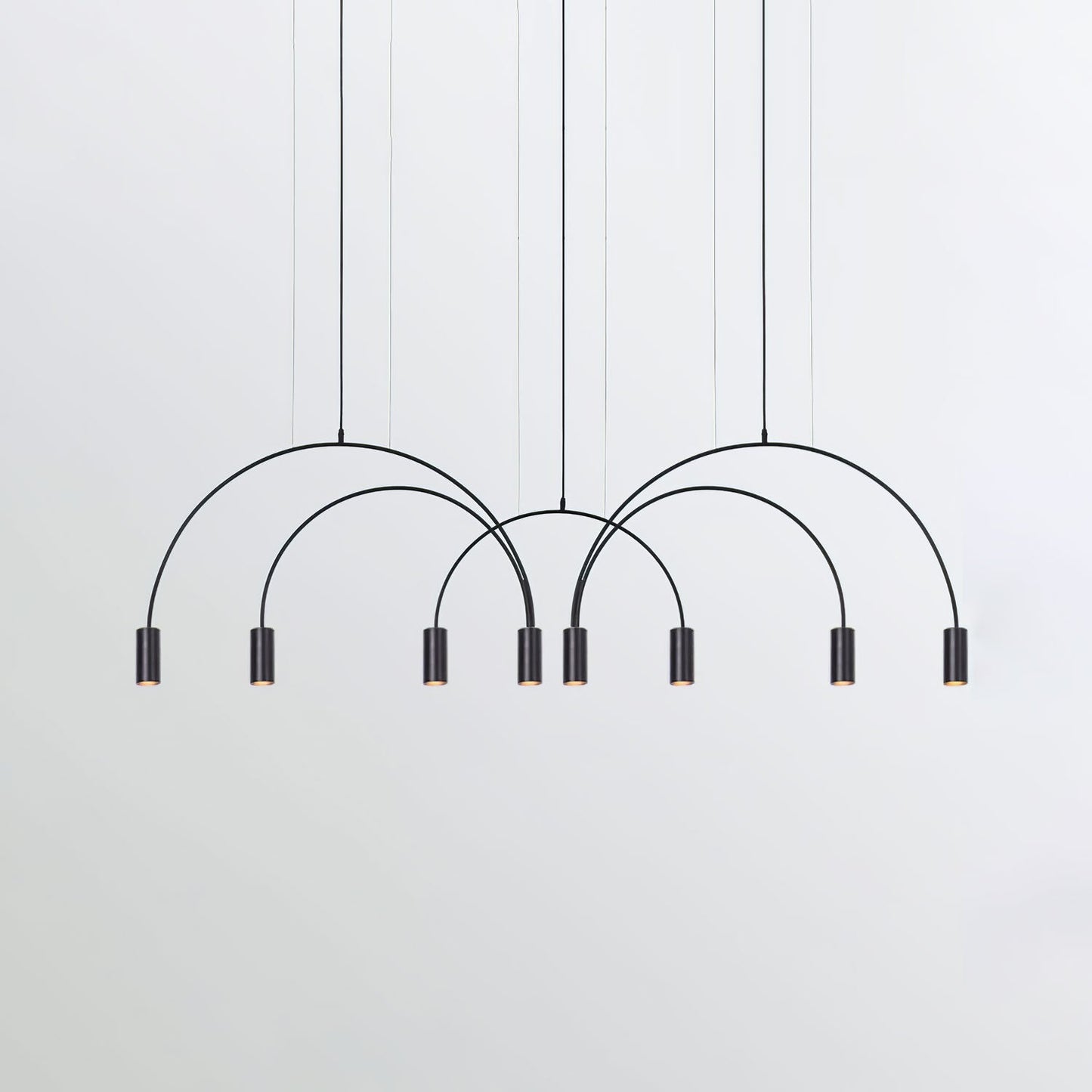 Arcs Pendant Light 8heads L 78.7″ x H 20.5″ / L 200cm x H 52cm / Black Pendant light