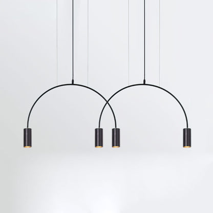 Arcs Pendant Light 4heads L 41.3″ x H 15.7″ / L 105cm x H 40cm / Black Pendant light
