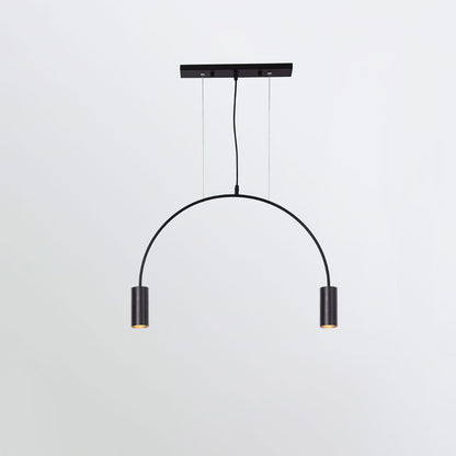 Arcs Pendant Light 2heads L 24.8″ x H 15.7″ / Arch L 63cm x H 40cm / Black Pendant light