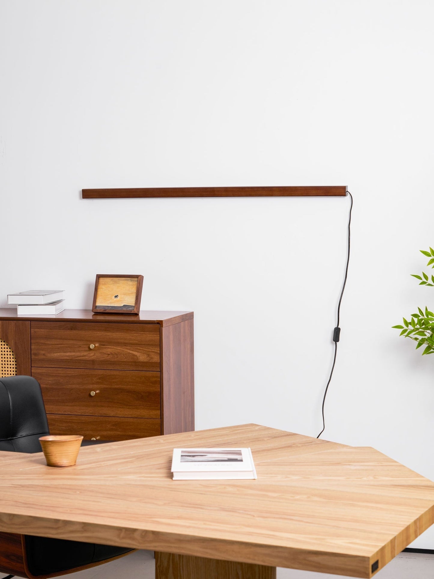 Arlo Linear Wood Plug-in Wall Light 1001 Wall lamp