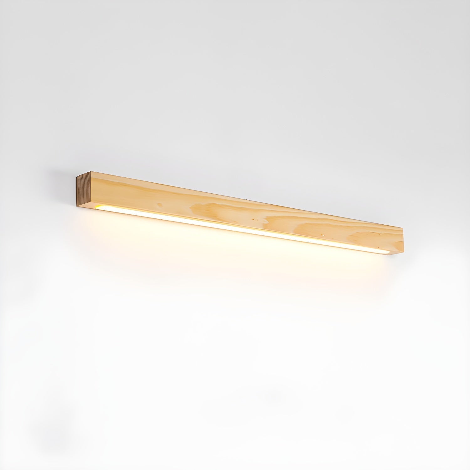 Arlo Linear Wood Wall Light ? 23.6″ x W 1.8″ x H 2″ / Wood Color / Warm Light 1001 Wall lamp