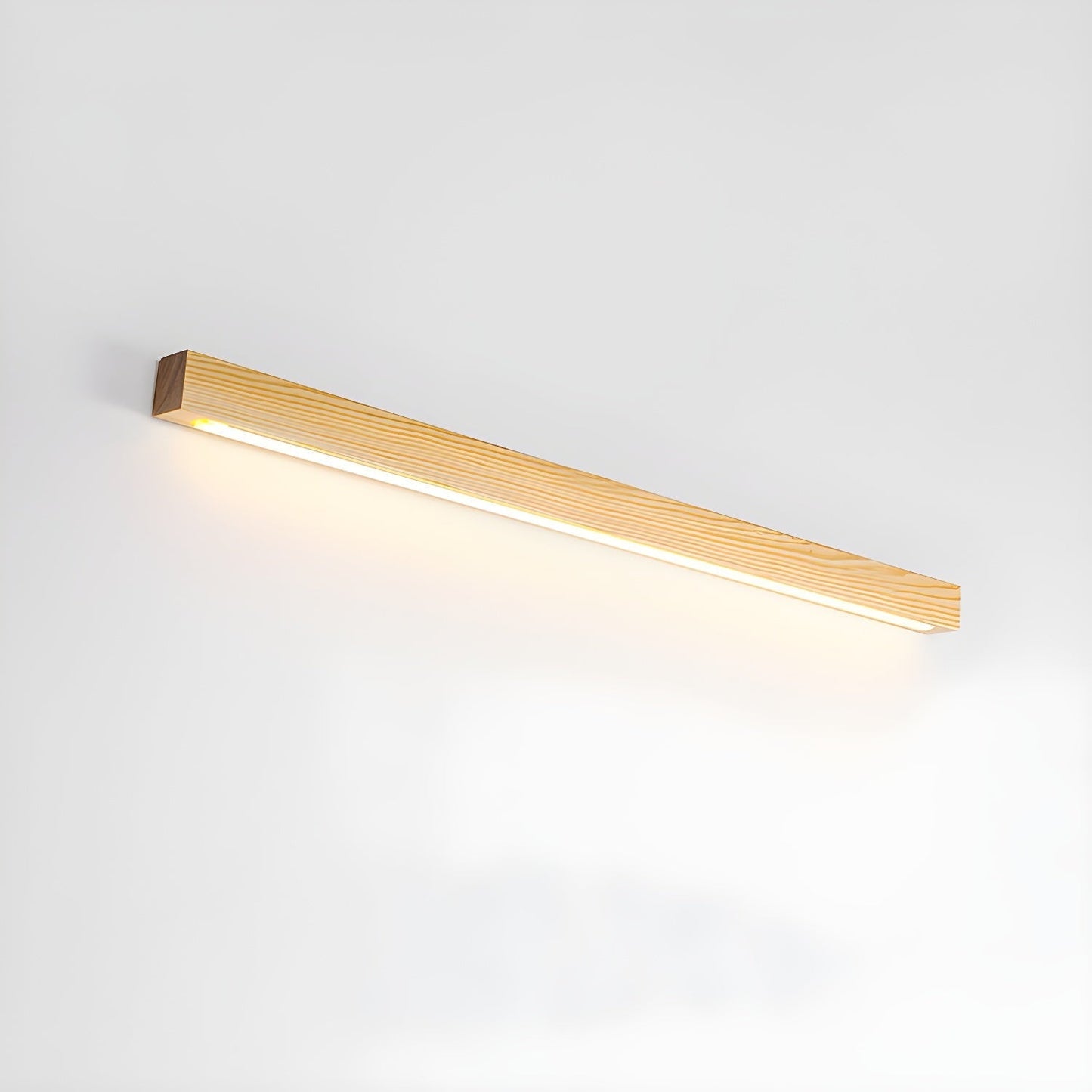 Arlo Linear Wood Wall Light ? 31.5″ x W 1.8″ x H 2″ / Wood Color / Warm Light 1001 Wall lamp