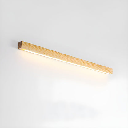 Arlo Linear Wood Wall Light ? 31.5″ x W 1.8″ x H 2″ / Wood Color / Warm Light 1001 Wall lamp