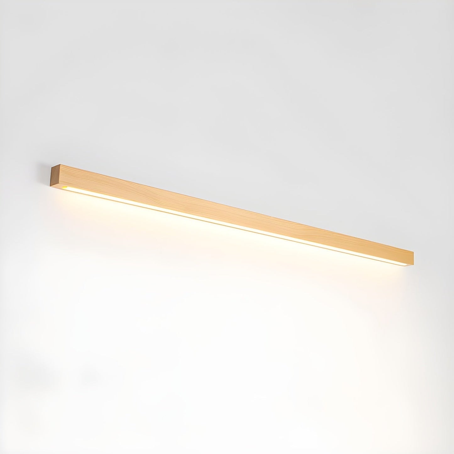 Arlo Linear Wood Wall Light Dia 47.2″ x W 1.8″ x H 2″ / Wood Color / Warm Light 1001 Wall lamp