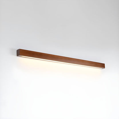 Arlo Linear Wood Wall Light Dia 31.5″ x W 1.8″ x H 2″ / Walnut Color / Triac Dimmable Warm Light 1001 Wall lamp