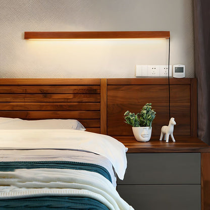 Arlo Linear Wood Plug-in Wall Light 1001 Wall lamp