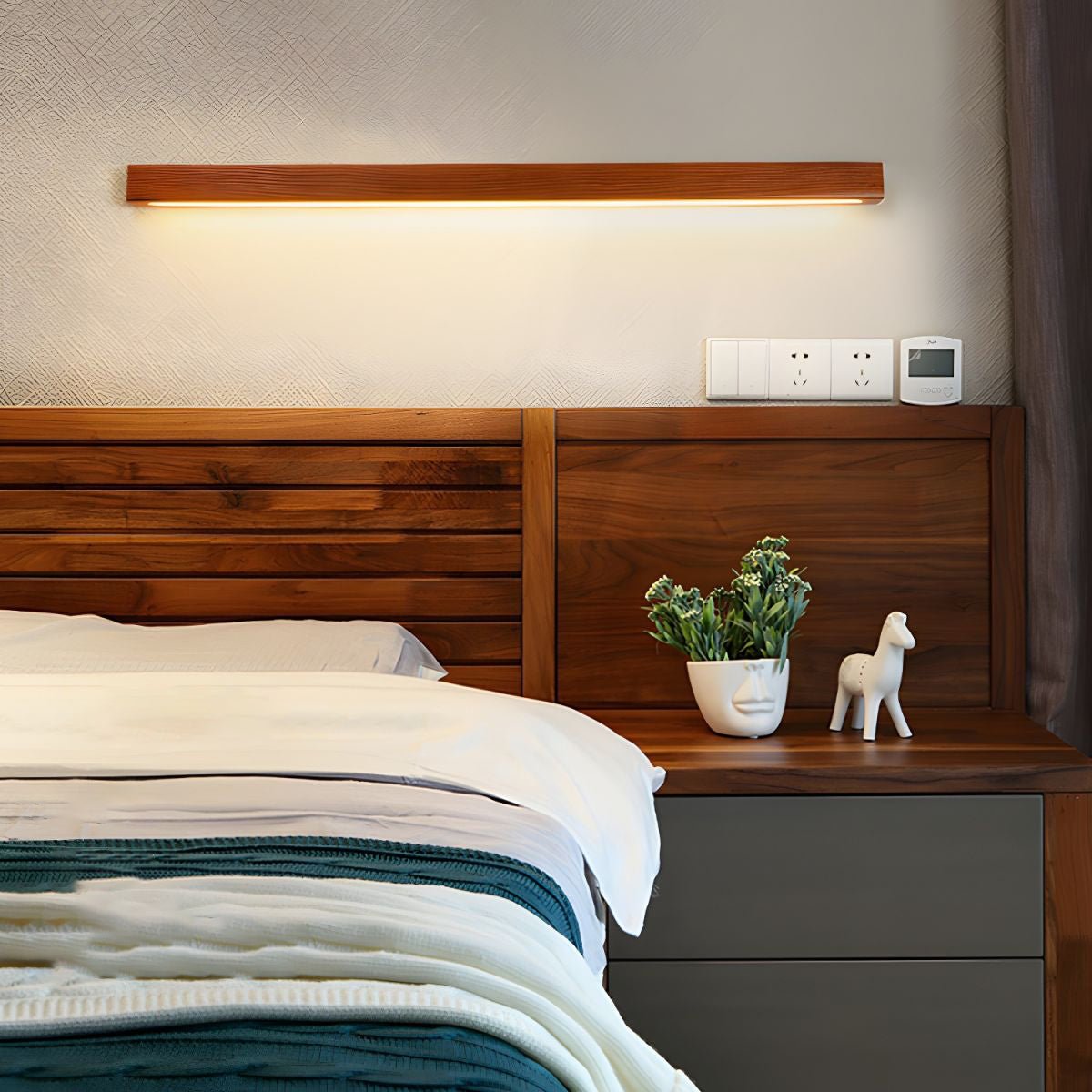 Arlo Linear Wood Wall Light 1001 Wall lamp