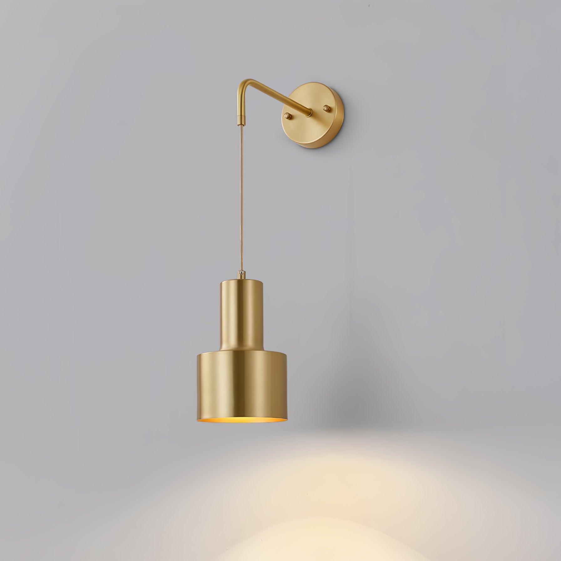 Arne Wall Light ? 4.7″ x H 8.7″ / Dia 12cm x H 22cm / Gold Wall lamp