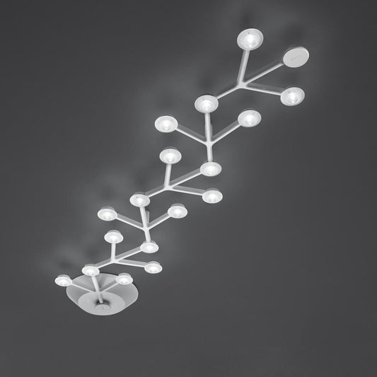 Artemide Michele De Lucchi Alberto Nason Net 49 Inch 1 Light Led Semi Flush Mount Cp370140