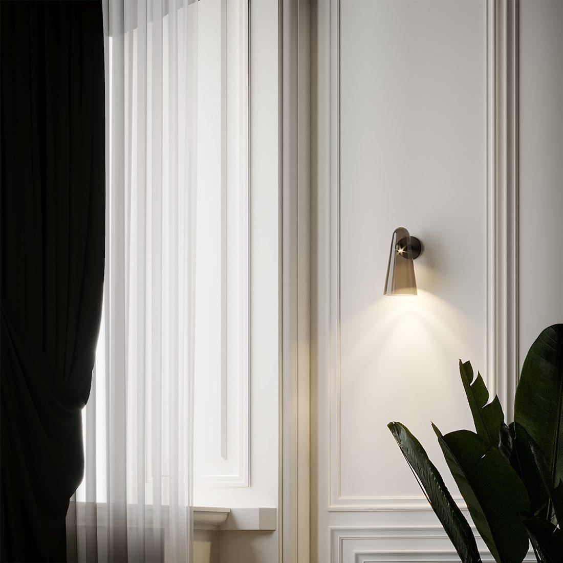 Conical Glass Wall Lamp 1001 Wall lamp