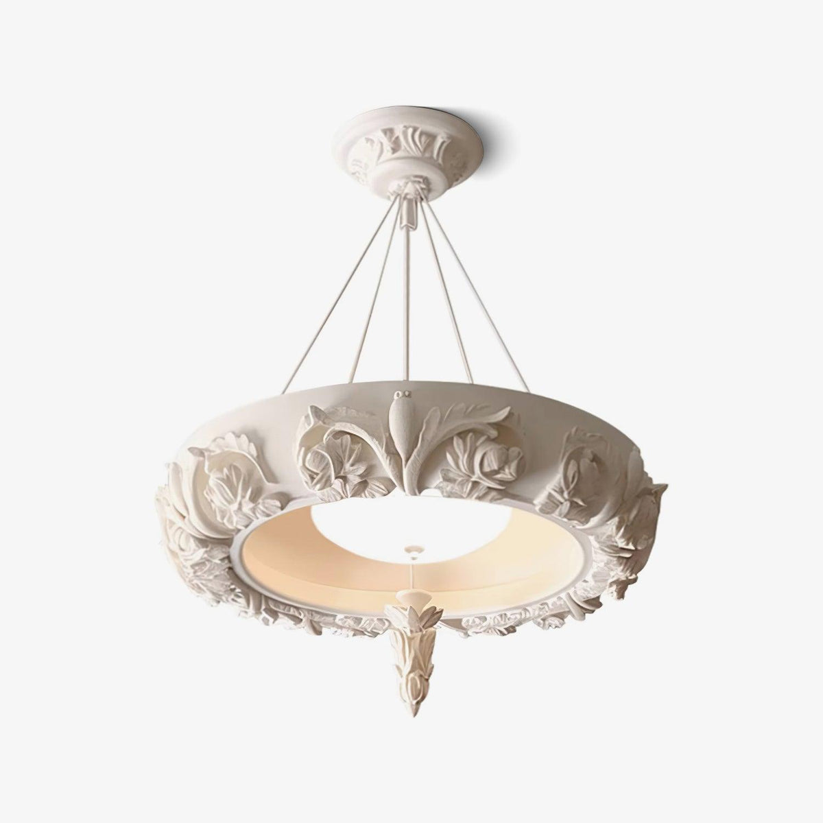 Artistic Carved Plaster Chandelier Chandelier