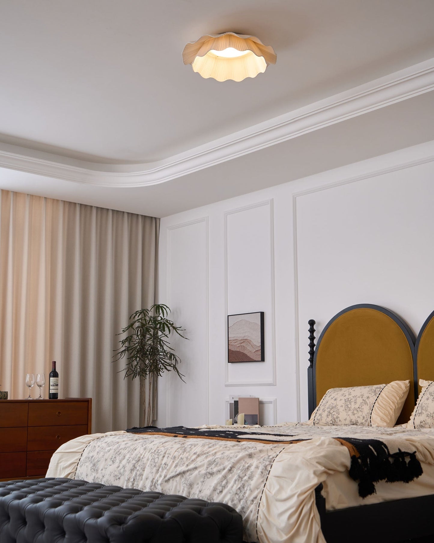 Arwen Fabric Wave Ceiling Lamp 1001 Ceiling lamp