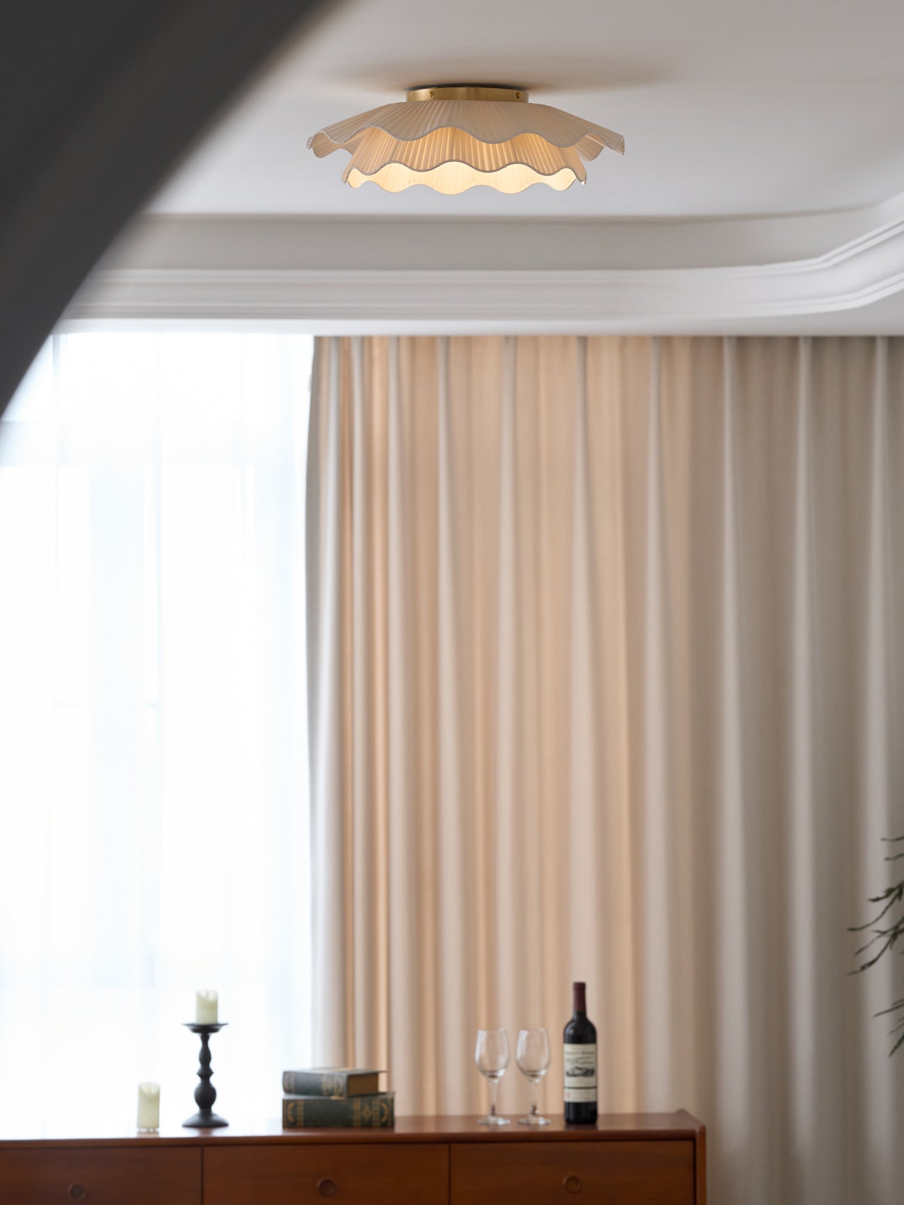 Arwen Fabric Wave Ceiling Lamp 1001 Ceiling lamp
