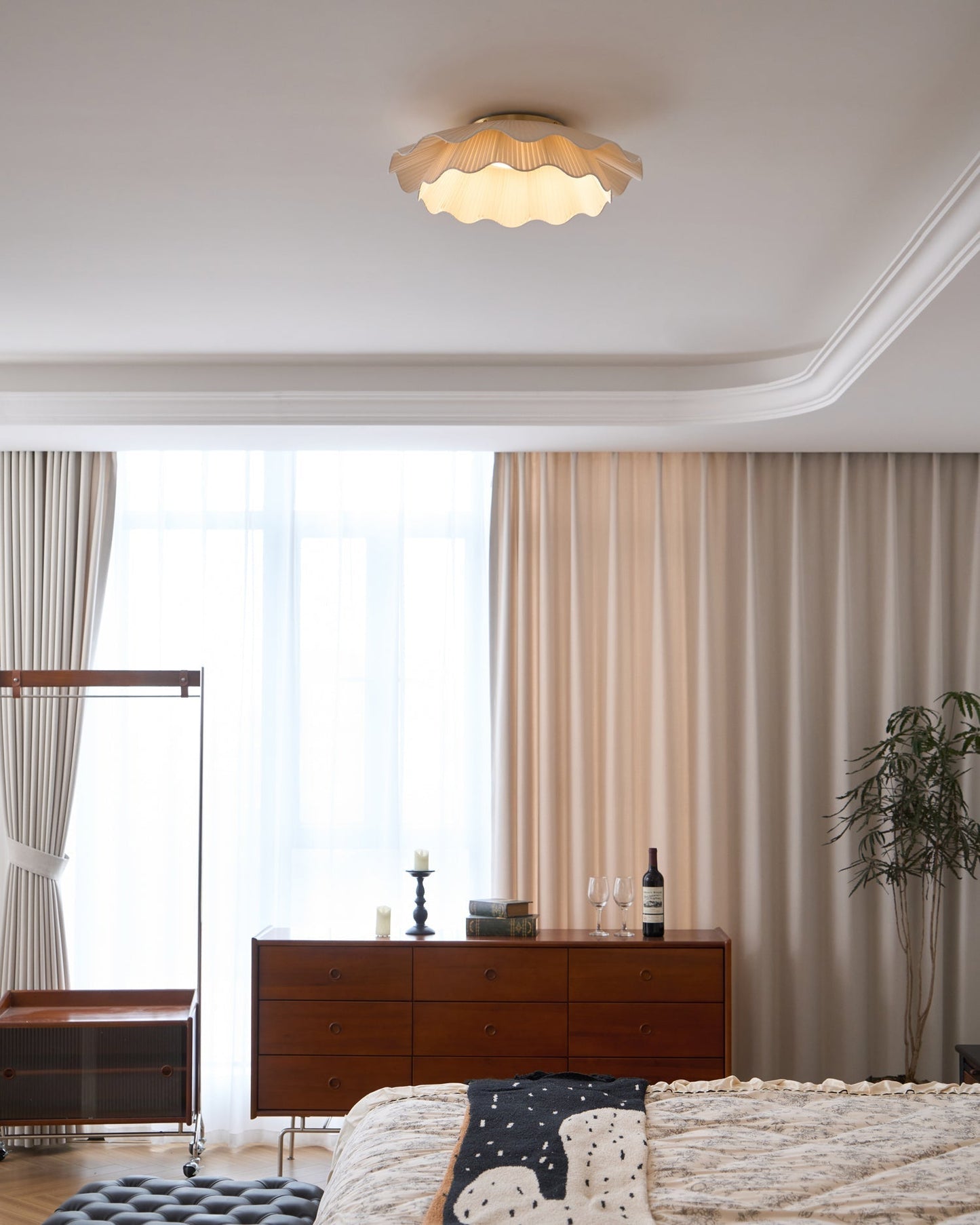 Arwen Fabric Wave Ceiling Lamp 1001 Ceiling lamp