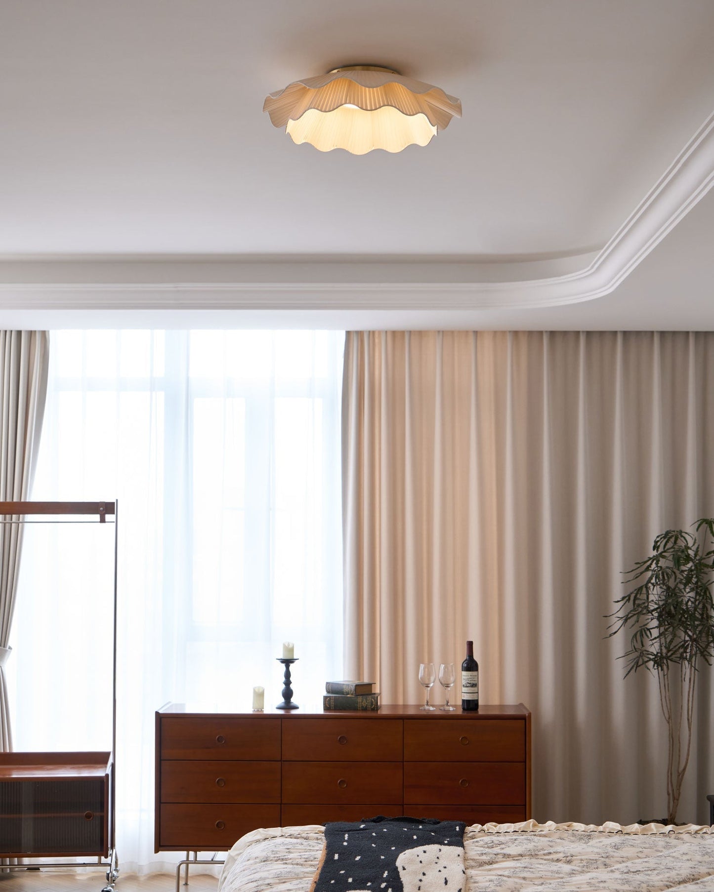 Arwen Fabric Wave Ceiling Lamp 1001 Ceiling lamp