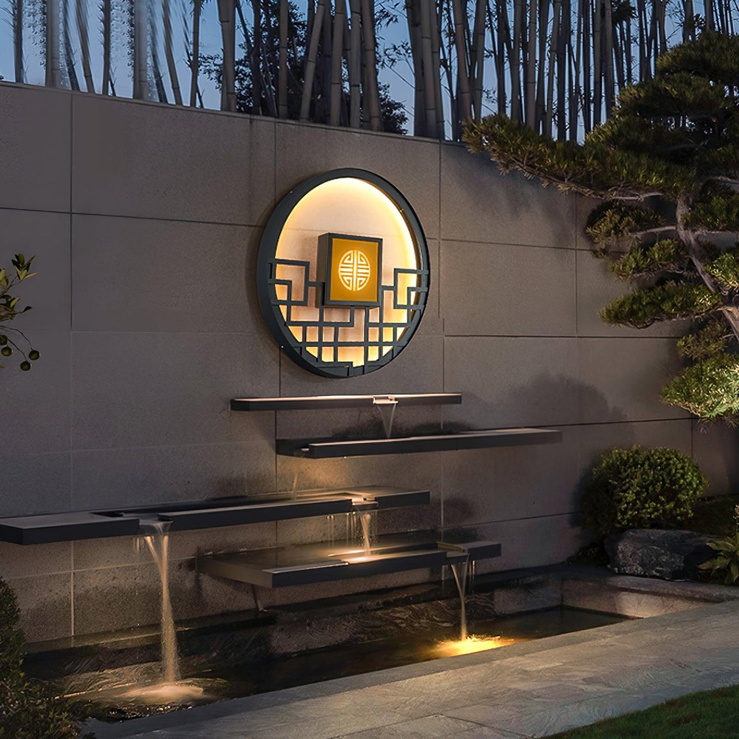 Round Outdoor Wall Light Wall lamp