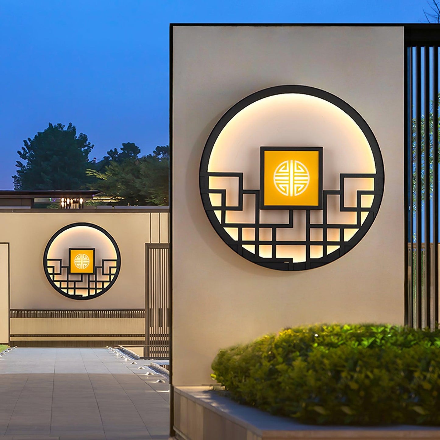 Round Outdoor Wall Light Wall lamp