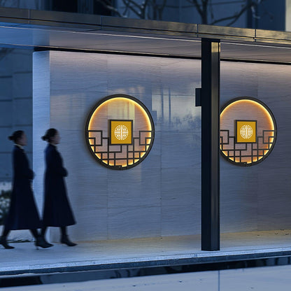 Round Outdoor Wall Light Wall lamp