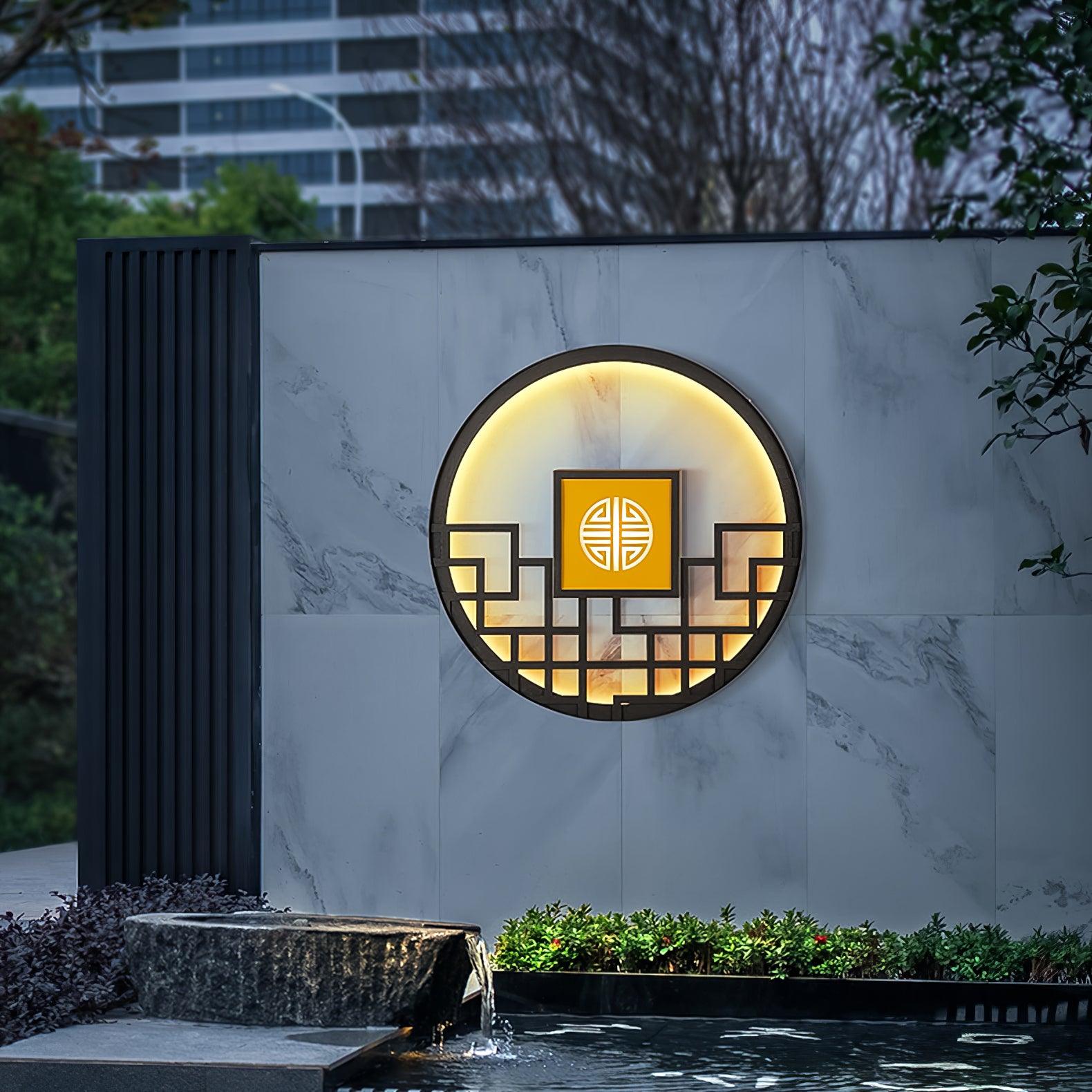 Round Outdoor Wall Light Wall lamp