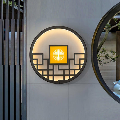 Round Outdoor Wall Light Wall lamp