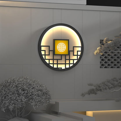 Round Outdoor Wall Light Wall lamp